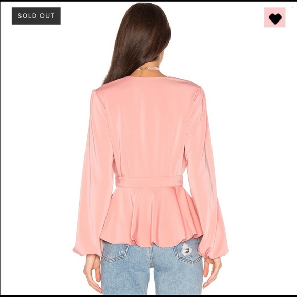 Majorelle Lea Top Pink Front Tie - Picture 2 of 5